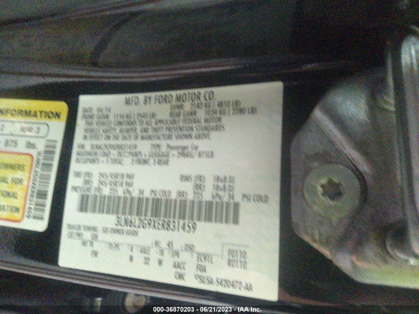 2014 LINCOLN MKZ - 3LN6L2G9XER831459