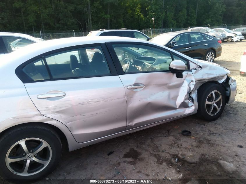 2015 HONDA CIVIC SEDAN SE - 19XFB2F79FE254309