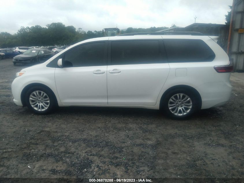 2015 TOYOTA SIENNA XLE/XLE AAS/LTD - 5TDYK3DC2FS576665