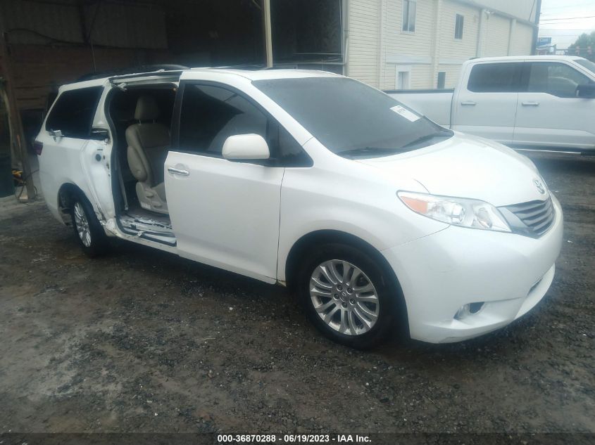 2015 TOYOTA SIENNA XLE/XLE AAS/LTD - 5TDYK3DC2FS576665