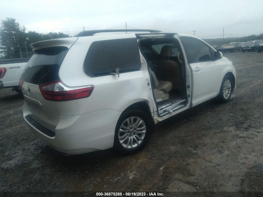 2015 TOYOTA SIENNA XLE/XLE AAS/LTD - 5TDYK3DC2FS576665