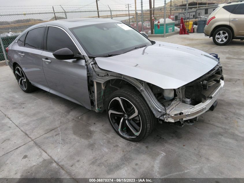 2022 HONDA ACCORD SEDAN SPORT - 1HGCV2F36NA018310