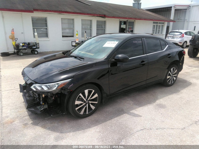 VIN 3N1AB8CV6MY285581 2021 NISSAN SENTRA SV