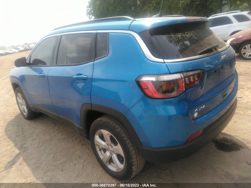 VIN 3C4NJDBB6JT262165 2018 JEEP COMPASS LATITUDE