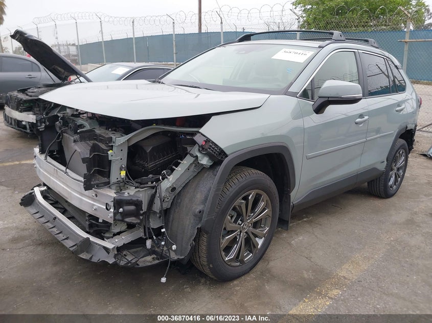 VIN JTMB6RFV1ND067754 2022 TOYOTA RAV4 HYBRID XLE PREMIUM