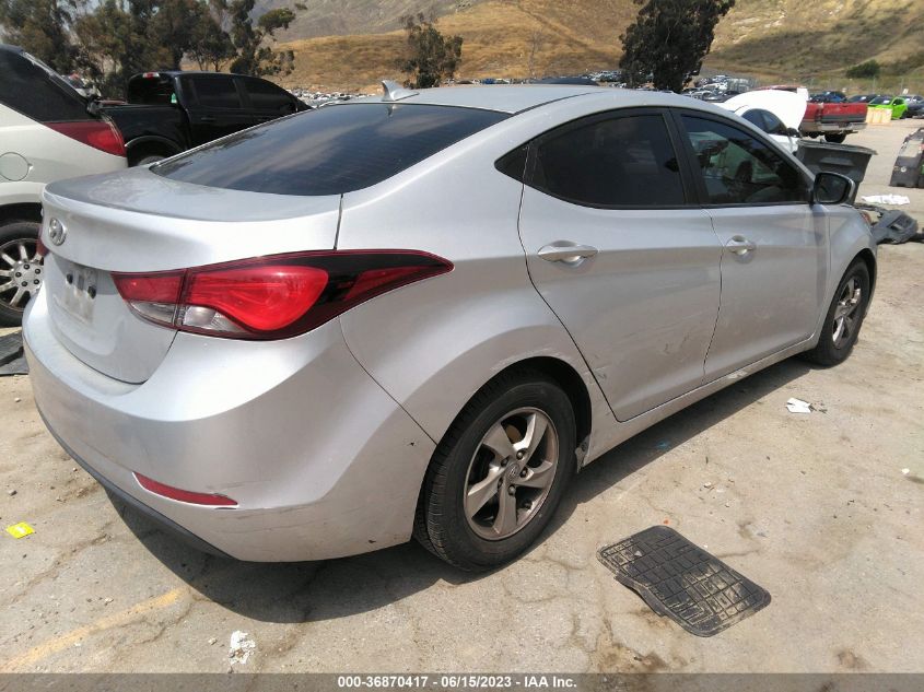 2015 HYUNDAI ELANTRA SE - 5NPDH4AE1FH645196
