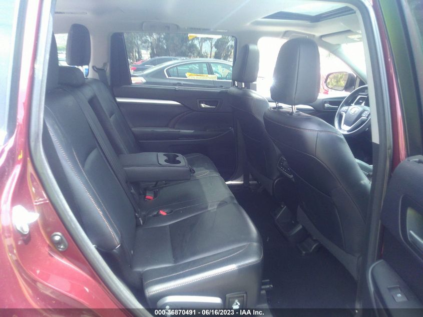 2016 TOYOTA HIGHLANDER XLE - 5TDKKRFHXGS132095