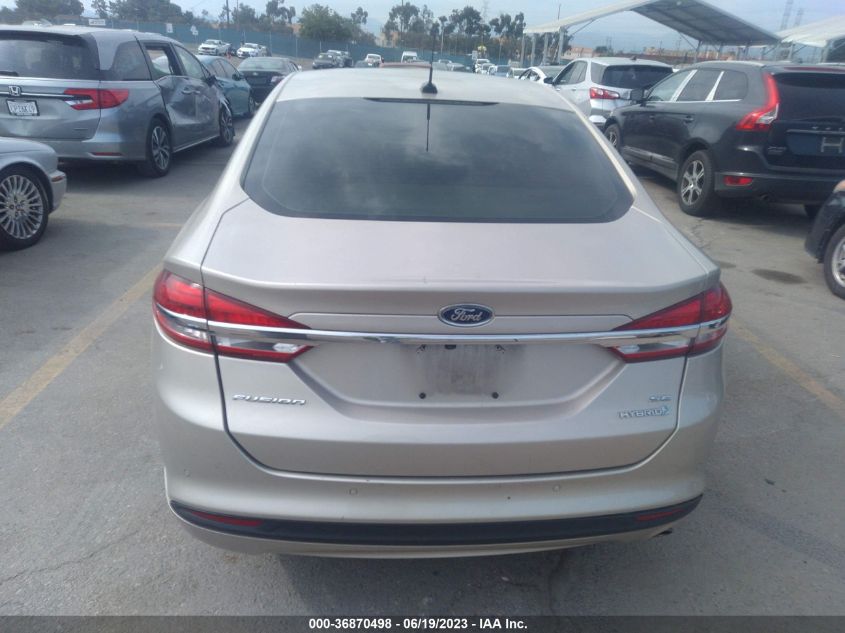 2017 FORD FUSION HYBRID SE - 3FA6P0LU1HR266987