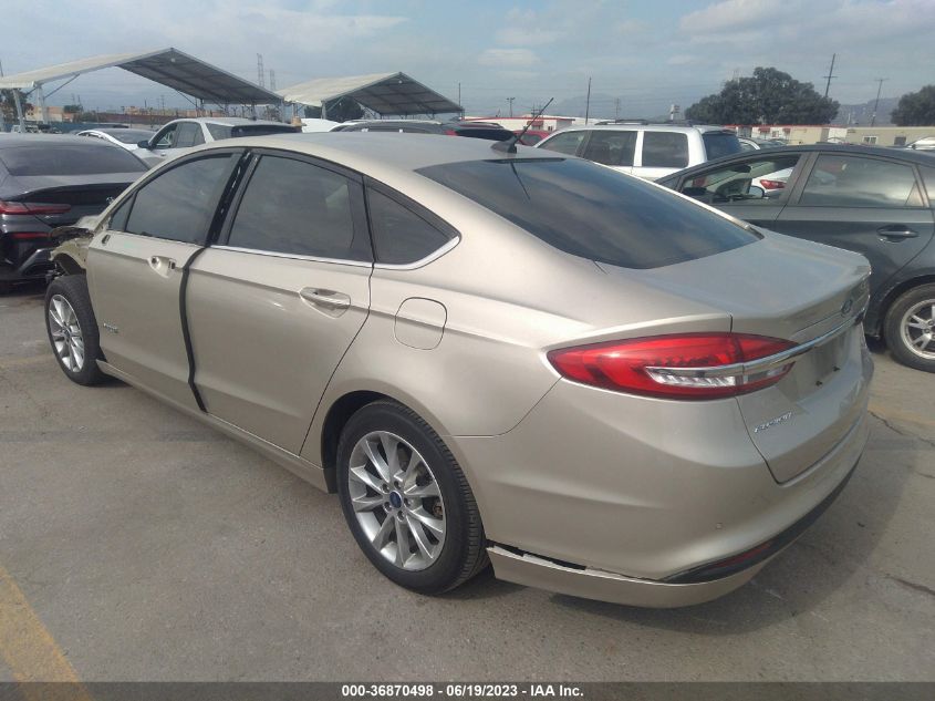 2017 FORD FUSION HYBRID SE - 3FA6P0LU1HR266987