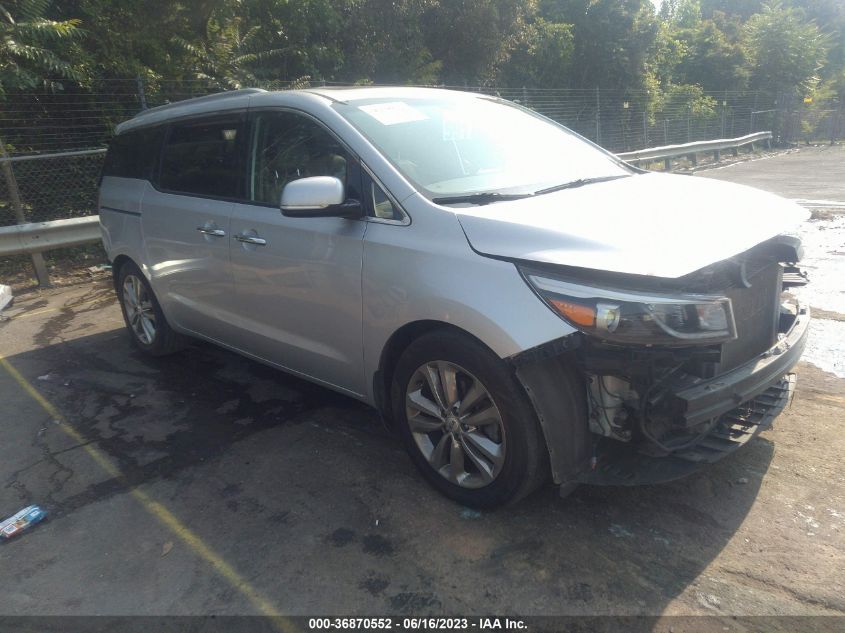 2016 KIA SEDONA SXL - KNDME5C17G6144799