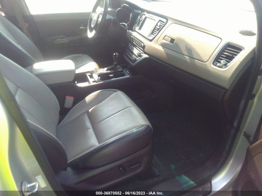 2016 KIA SEDONA SXL - KNDME5C17G6144799