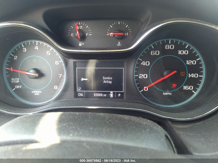 2017 CHEVROLET CRUZE LT - 1G1BE5SM9H7271478