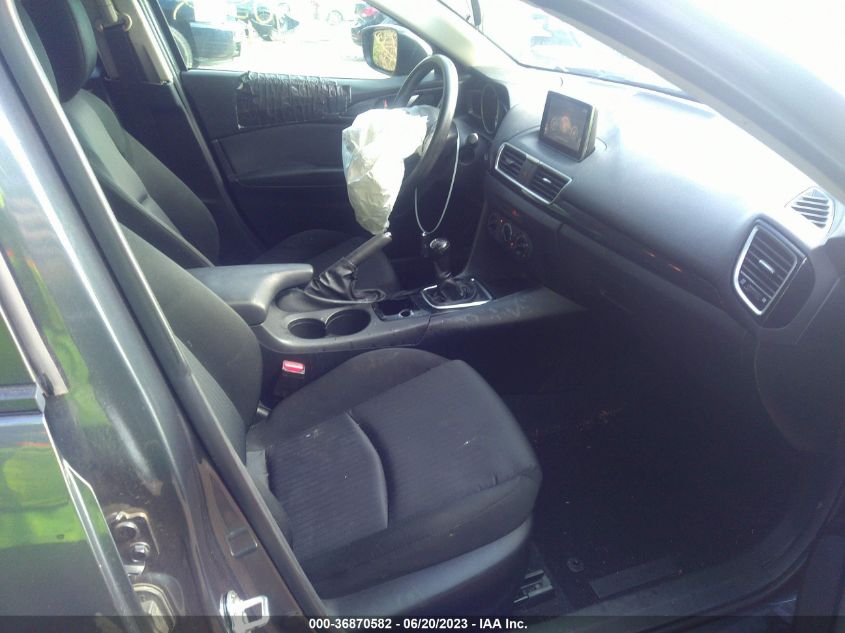 2015 MAZDA MAZDA3 I SPORT - 3MZBM1K74FM231466