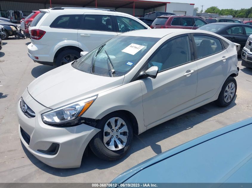 2016 HYUNDAI ACCENT SE - KMHCT4AE6GU080327