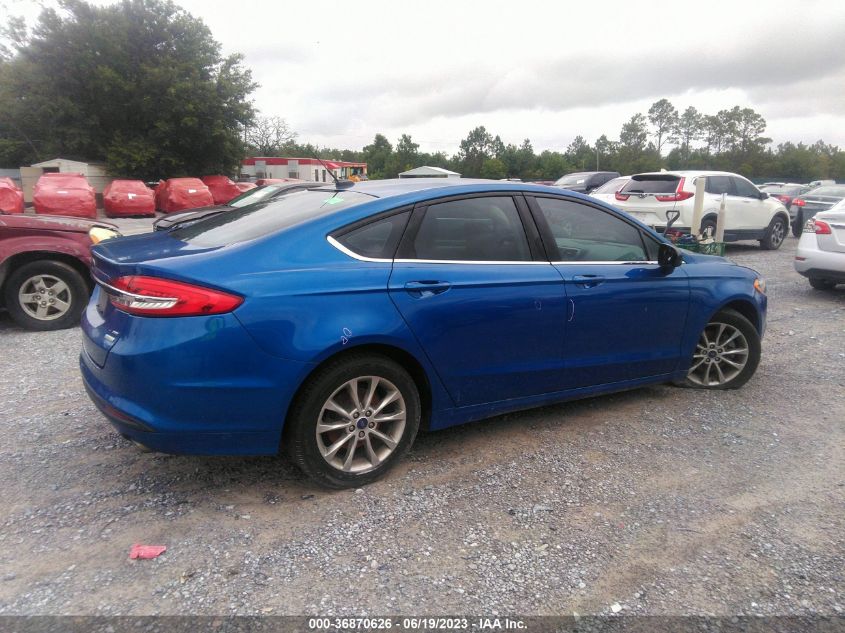 2017 FORD FUSION SE - 3FA6P0HD8HR184683