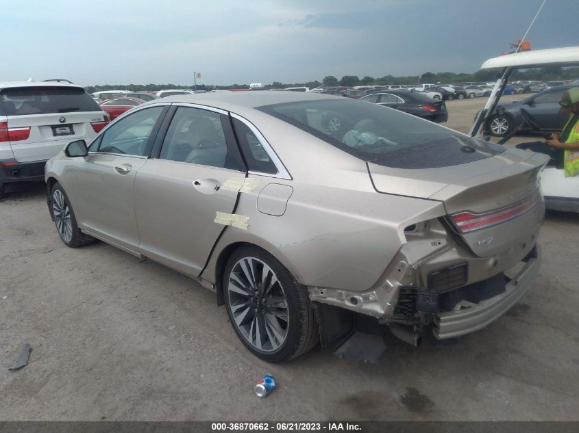 2017 LINCOLN MKZ HYBRID RESERVE - 3LN6L5MU1HR625252