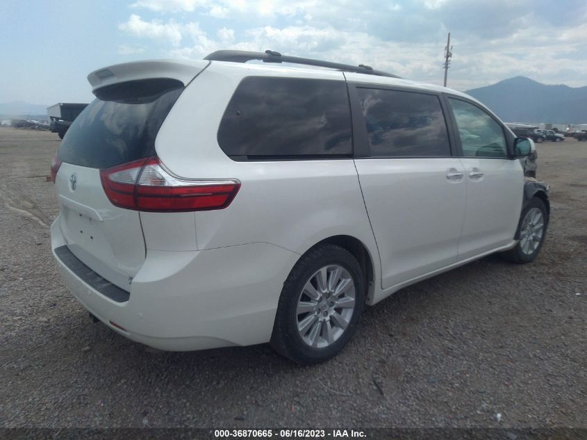 2017 TOYOTA SIENNA XLE - 5TDDZ3DC5HS154676