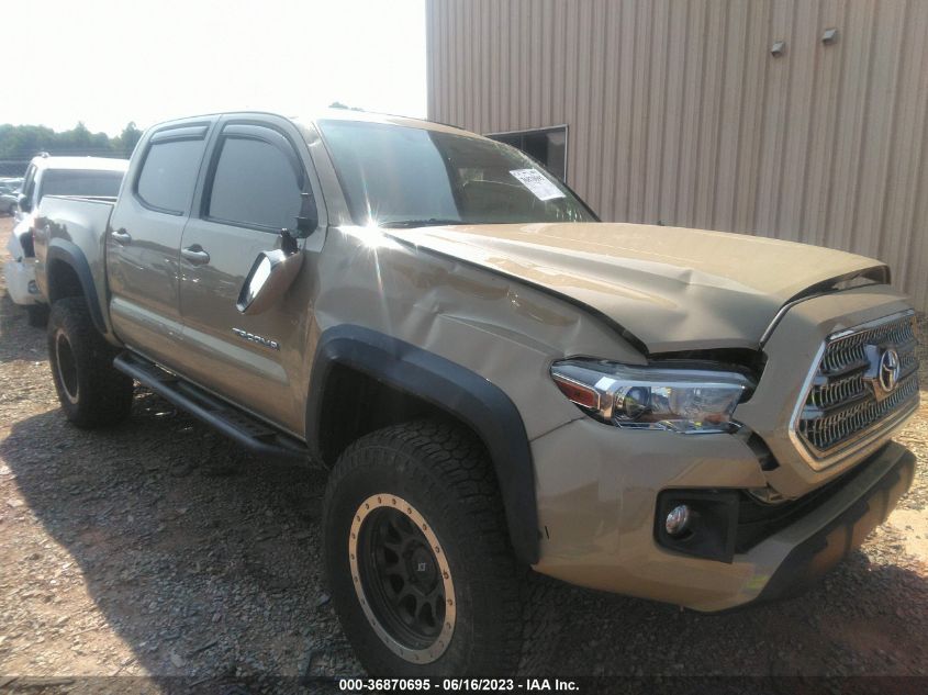 5TFCZ5AN5HX087214 TOYOTA TACOMA DBL CAB/SR/TRDSPT/OR/PRO 2017