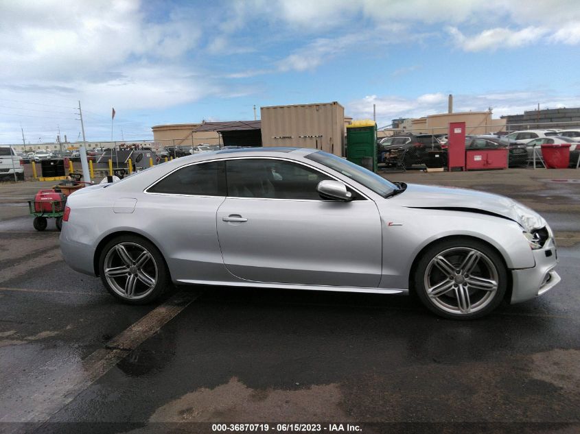 2013 AUDI S5 PREMIUM PLUS - WAUCGAFR2DA060458