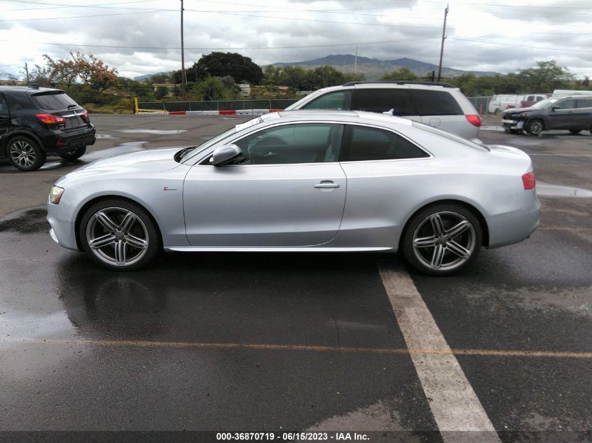 2013 AUDI S5 PREMIUM PLUS - WAUCGAFR2DA060458