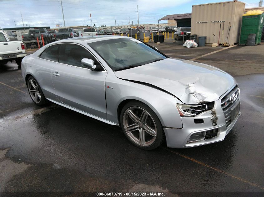 2013 AUDI S5 PREMIUM PLUS - WAUCGAFR2DA060458