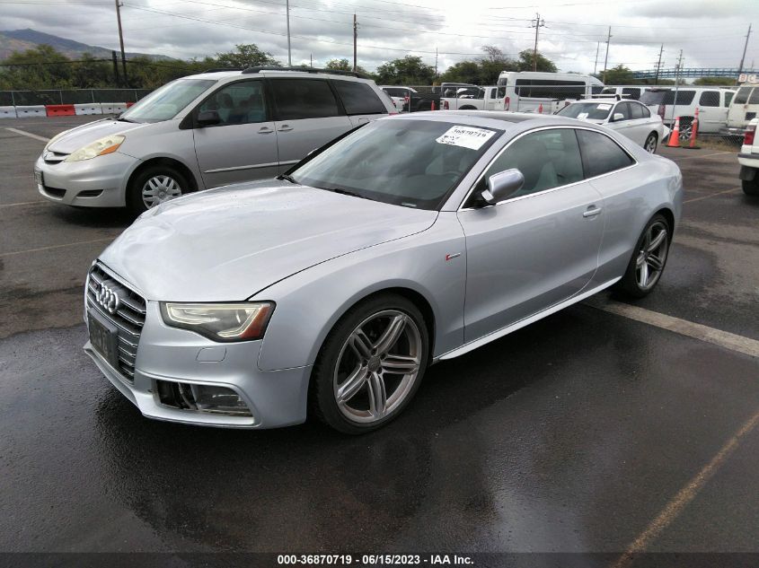 2013 AUDI S5 PREMIUM PLUS - WAUCGAFR2DA060458