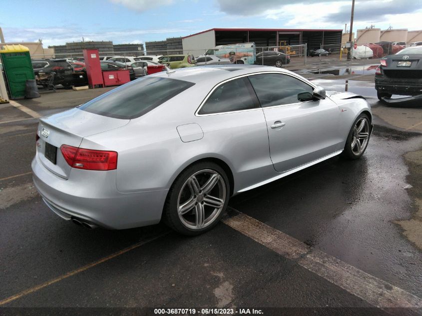 2013 AUDI S5 PREMIUM PLUS - WAUCGAFR2DA060458