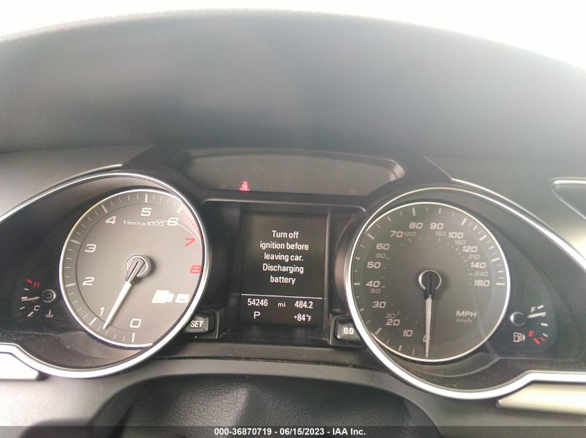 2013 AUDI S5 PREMIUM PLUS - WAUCGAFR2DA060458