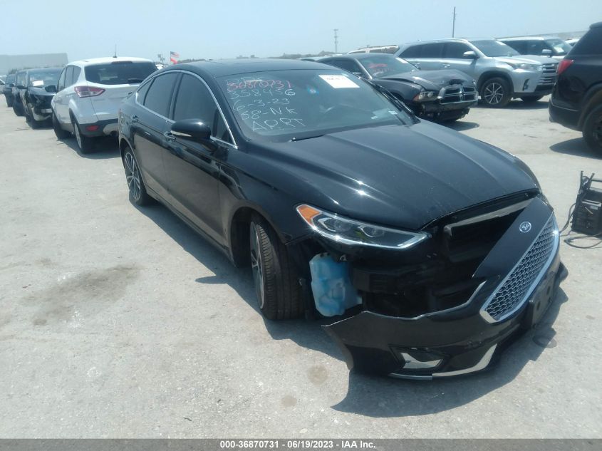 2020 FORD FUSION TITANIUM - 3FA6P0D99LR175033