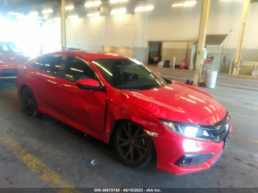 2019 HONDA CIVIC SEDAN SPORT - 2HGFC2E81KH509011