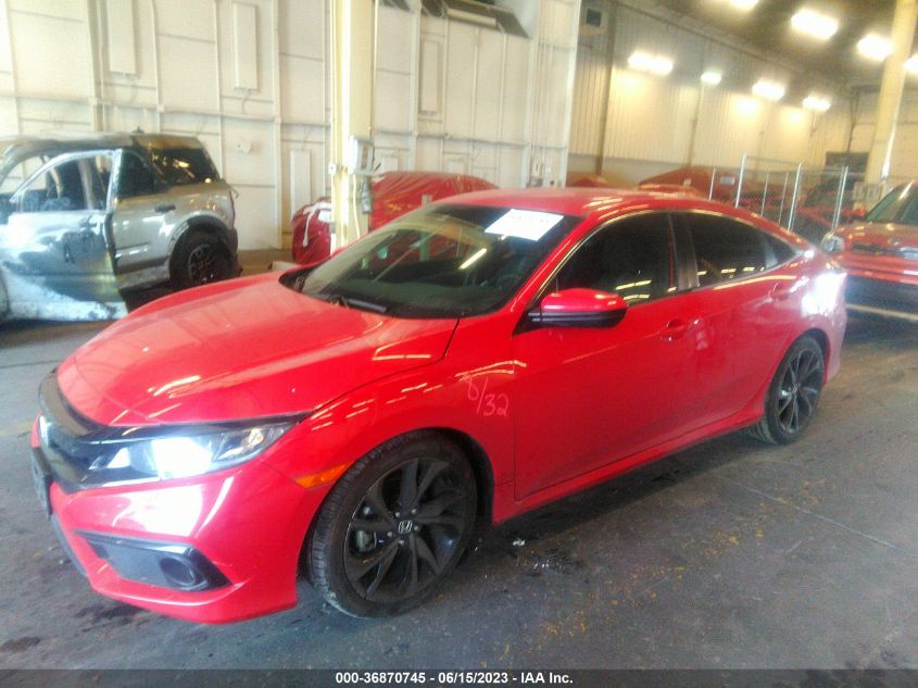 2019 HONDA CIVIC SEDAN SPORT - 2HGFC2E81KH509011