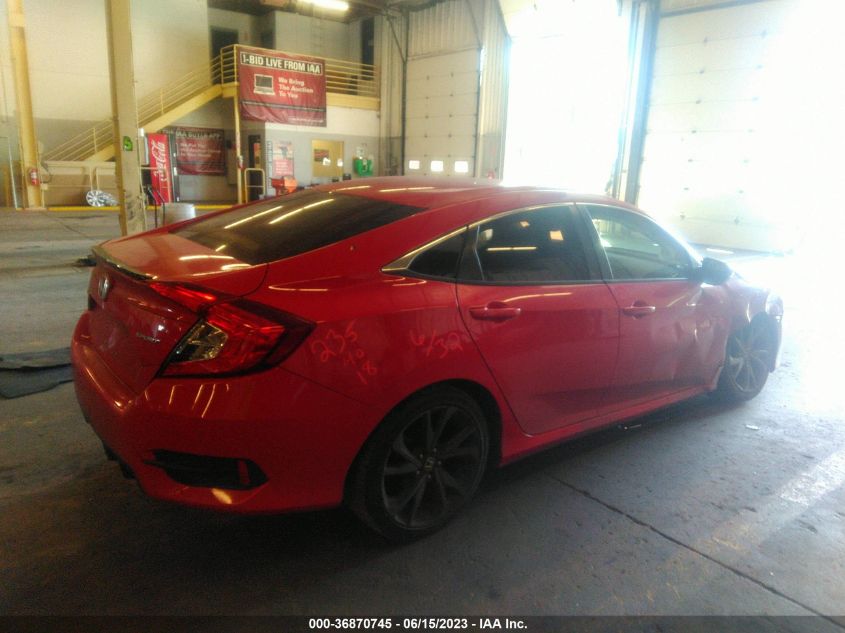 2019 HONDA CIVIC SEDAN SPORT - 2HGFC2E81KH509011