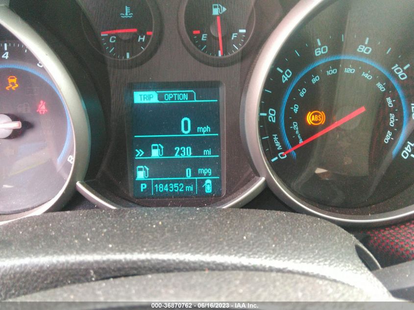 2014 CHEVROLET CRUZE LT - 1G1PC5SB2E7275930