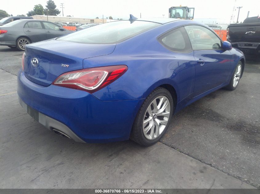 2013 HYUNDAI GENESIS COUPE 2.0T KMHHT6KD0DU105127