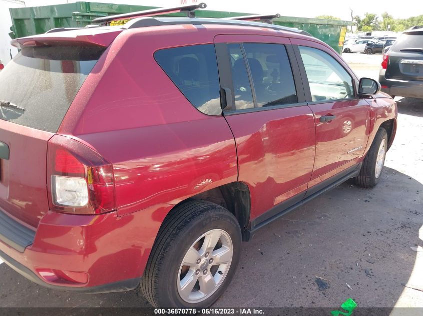 2016 JEEP COMPASS SPORT - 1C4NJCBAXGD763107