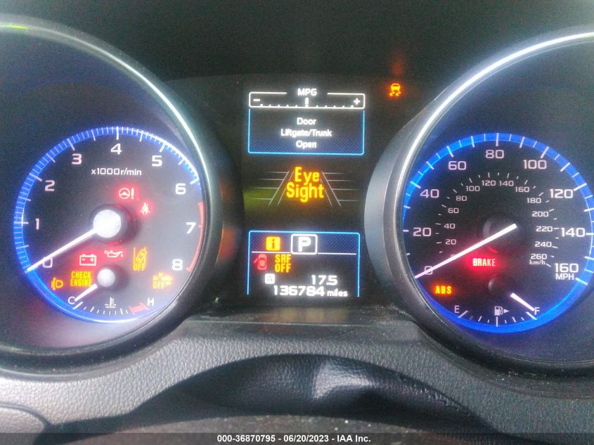 2015 SUBARU OUTBACK 3.6R LIMITED - 4S4BSENCXF3353660