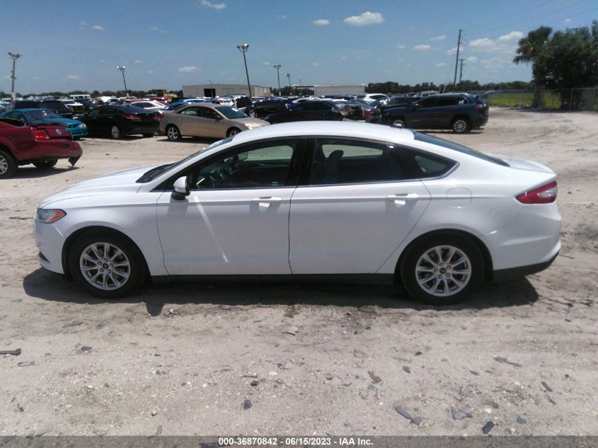 2016 FORD FUSION S - 3FA6P0G73GR376930