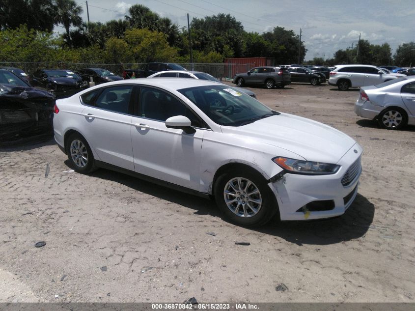 2016 FORD FUSION S - 3FA6P0G73GR376930