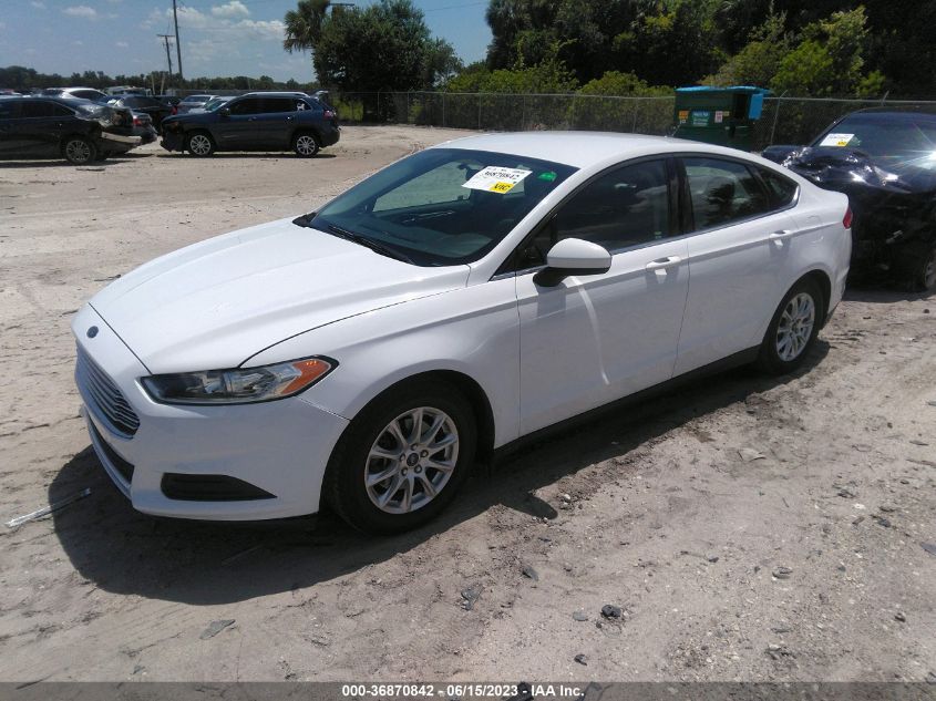 2016 FORD FUSION S - 3FA6P0G73GR376930