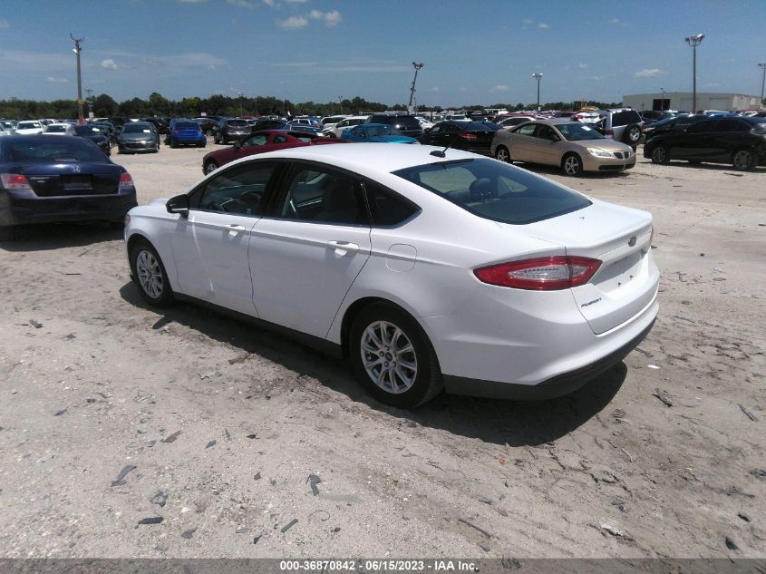 2016 FORD FUSION S - 3FA6P0G73GR376930