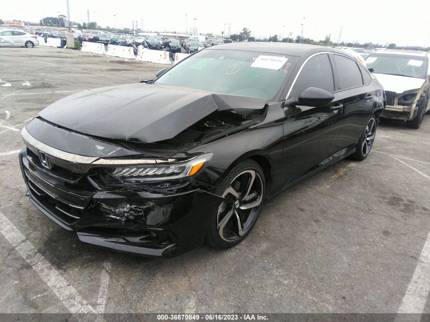 2021 HONDA ACCORD SEDAN SPORT - 1HGCV1F35MA106824