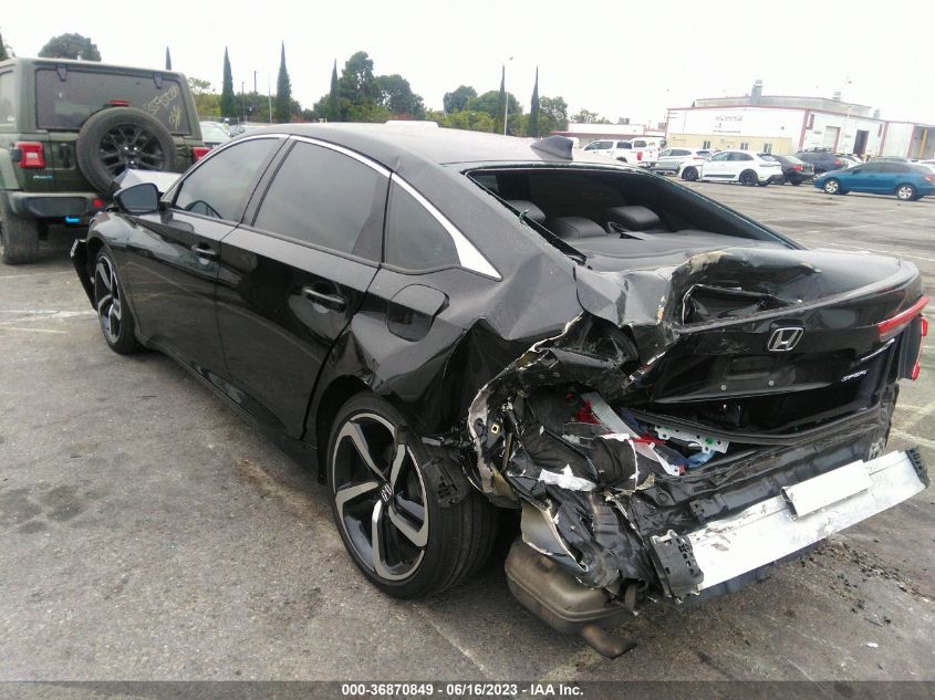 2021 HONDA ACCORD SEDAN SPORT - 1HGCV1F35MA106824