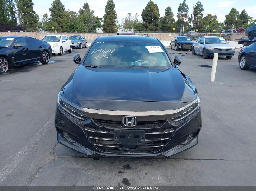 2021 HONDA ACCORD SEDAN SPORT - 1HGCV1F31MA070498