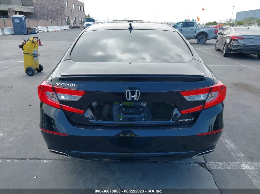 2021 HONDA ACCORD SEDAN SPORT - 1HGCV1F31MA070498