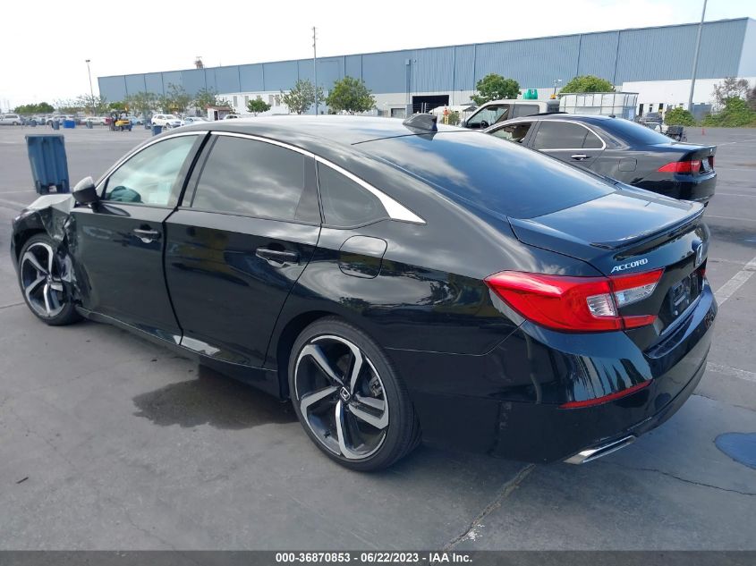 2021 HONDA ACCORD SEDAN SPORT - 1HGCV1F31MA070498