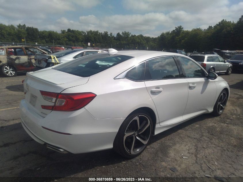 2020 HONDA ACCORD SEDAN SPORT - 1HGCV1F37LA086686