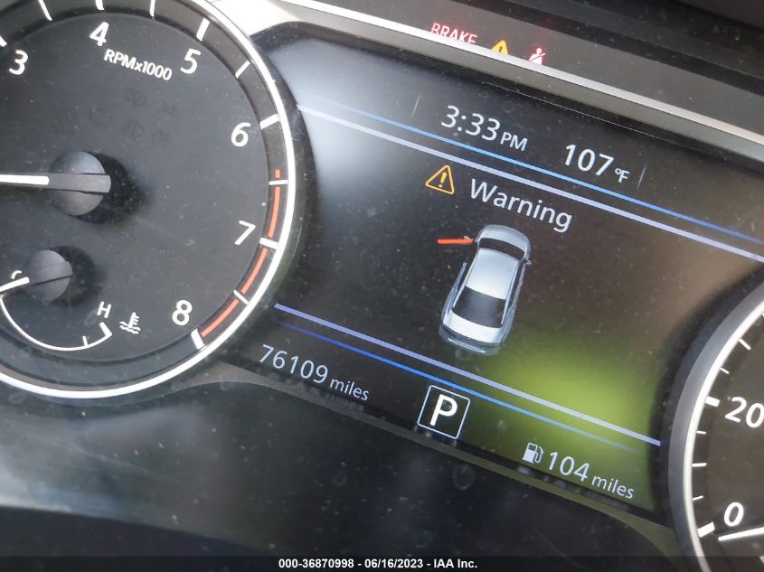 2019 NISSAN ALTIMA 2.5 S - 1N4BL4BVXKC193880