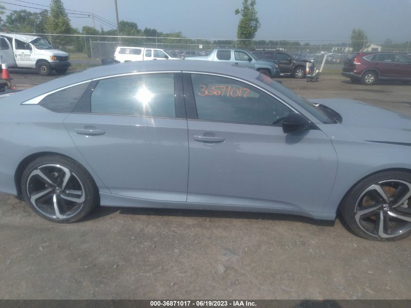 2022 HONDA ACCORD SEDAN SPORT - 1HGCV1F39NA088636