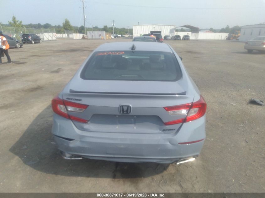 2022 HONDA ACCORD SEDAN SPORT - 1HGCV1F39NA088636