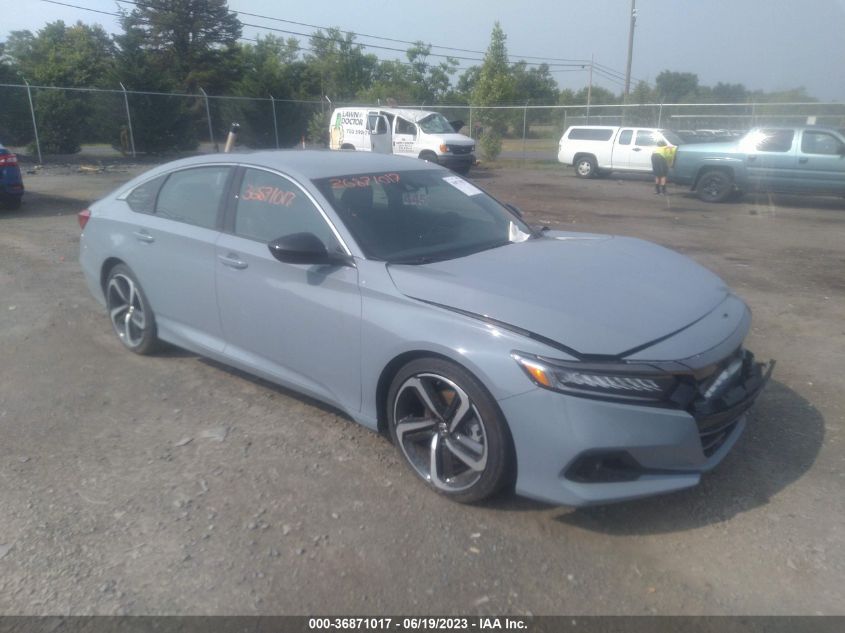 2022 HONDA ACCORD SEDAN SPORT - 1HGCV1F39NA088636